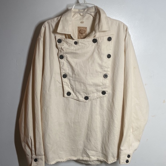 WAH Cavalry Shirt  Sz M Made in USA true West Outfitters Frontier Clothing - Picture 1 of 7